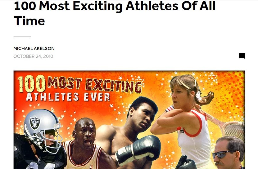 Bleacher Report The 100 Most Exciting Athletes Of All Time Mike Akelson